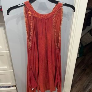 Burnt orange dress